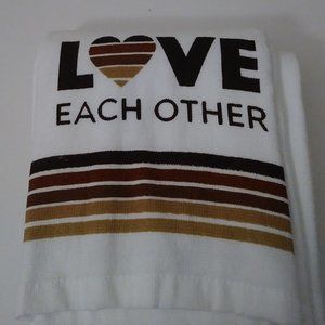 Love Words Print Kitchen Towel 2 Pack